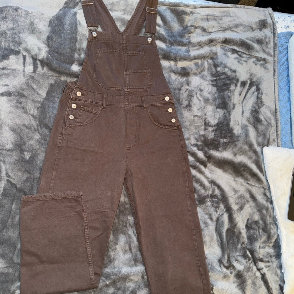 Brown pant overalls